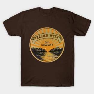 Vintage Golden West Oil Company Label T-Shirt